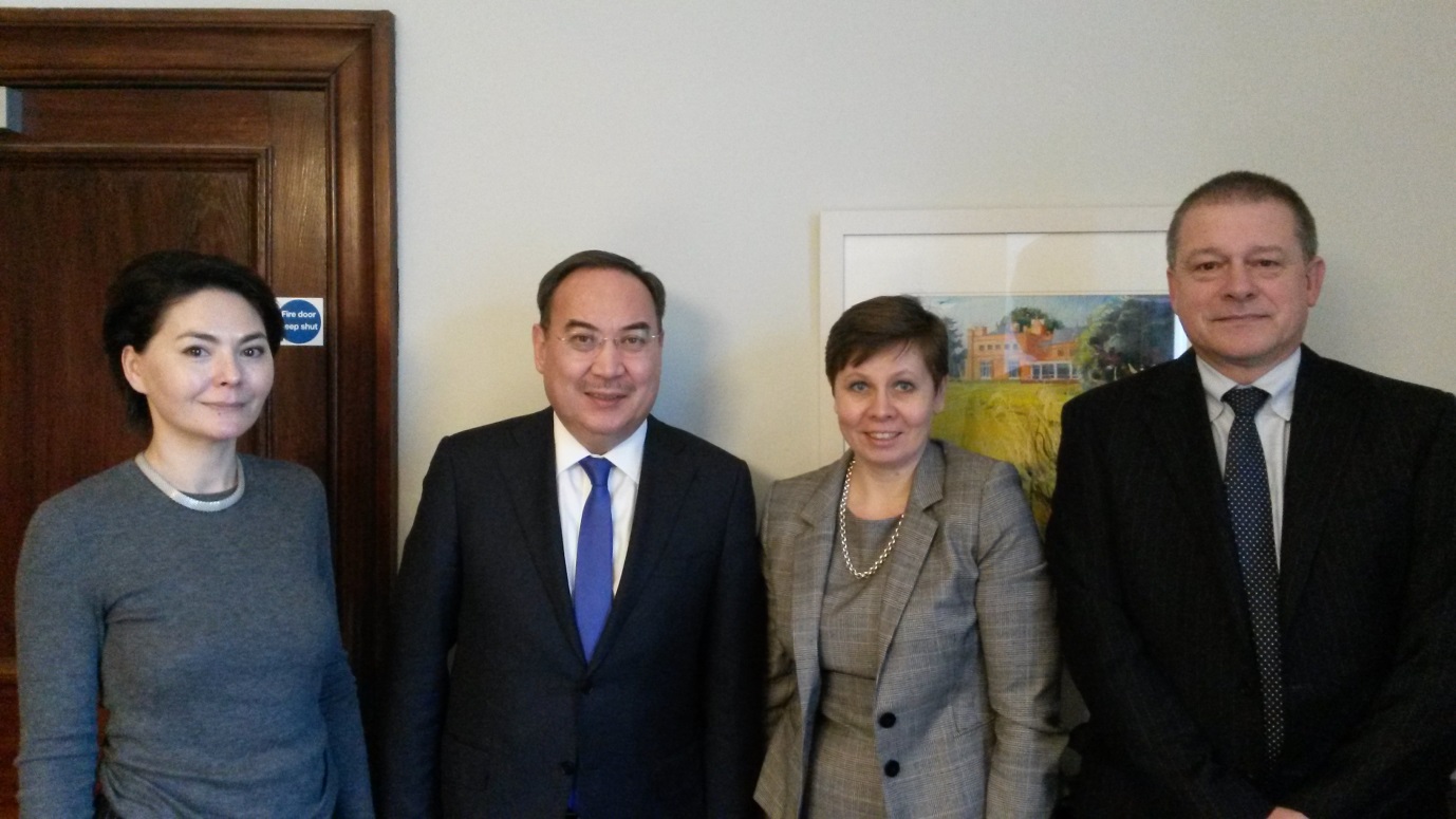 Kazakhstan’s new ambassador visits Henley Business School